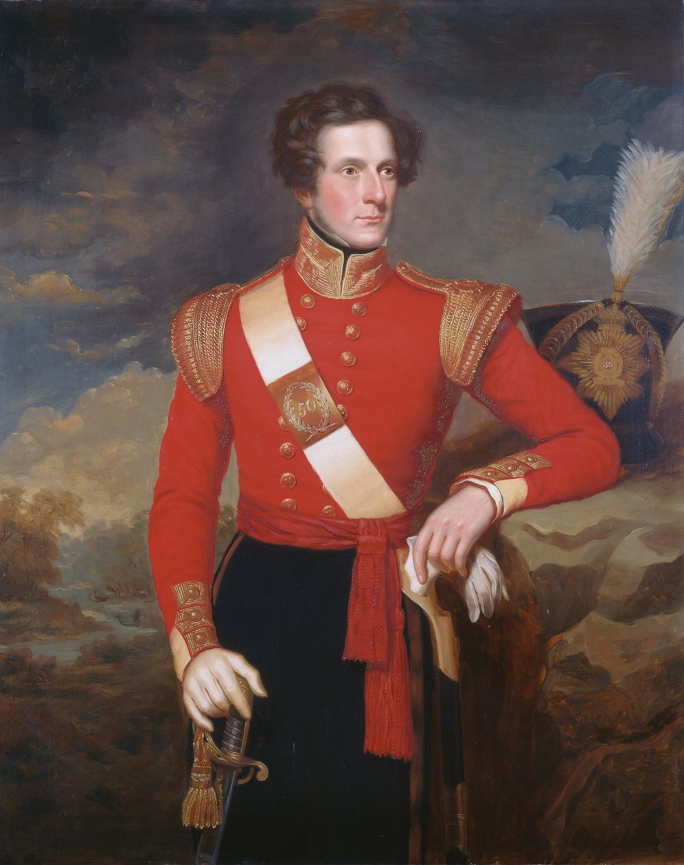 Luutnantti Robert Hay (1813-46) n. 1838 tekijältä English School