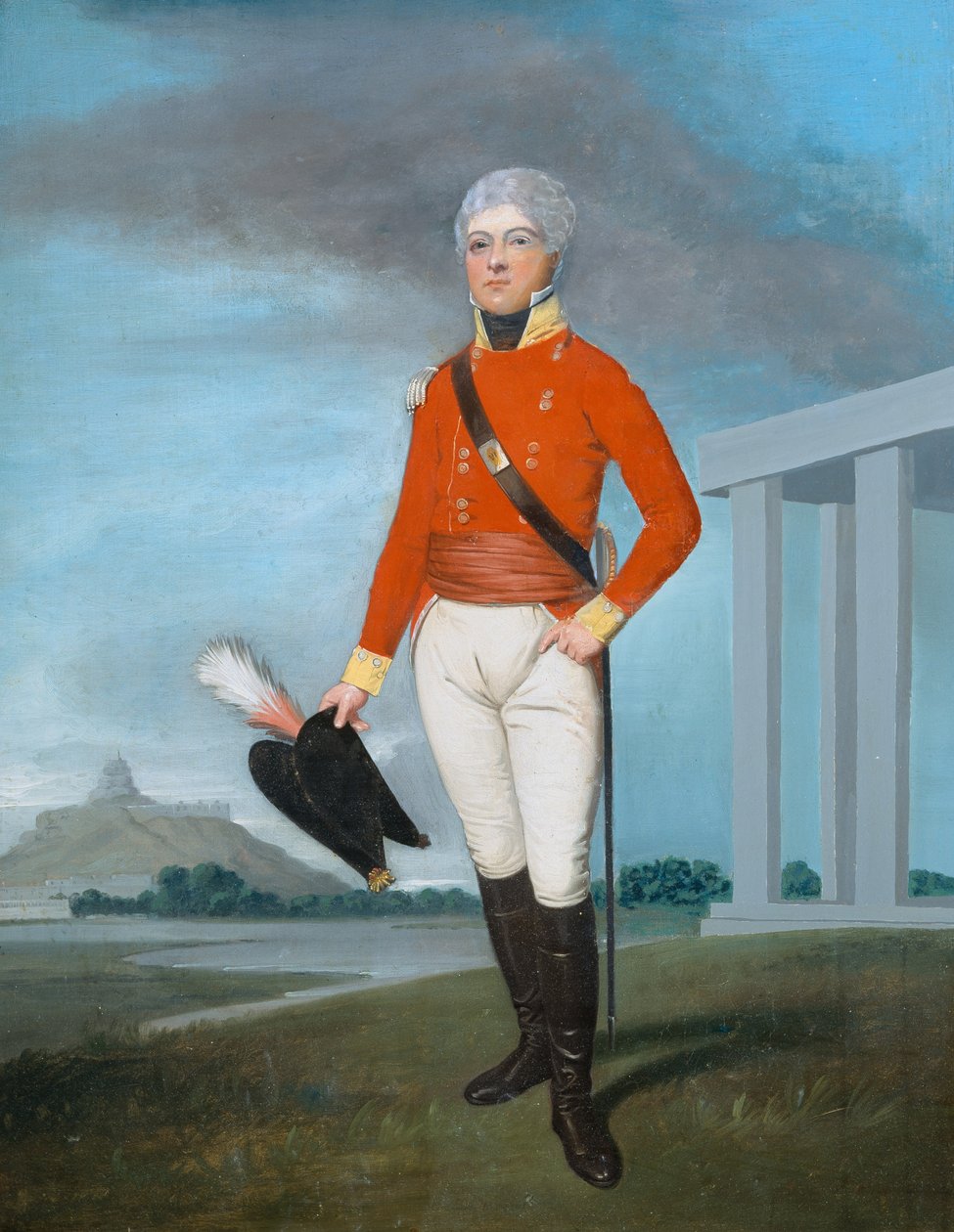 Luutnantti William Vincent (1781-1859) n. 1804 tekijältä English School