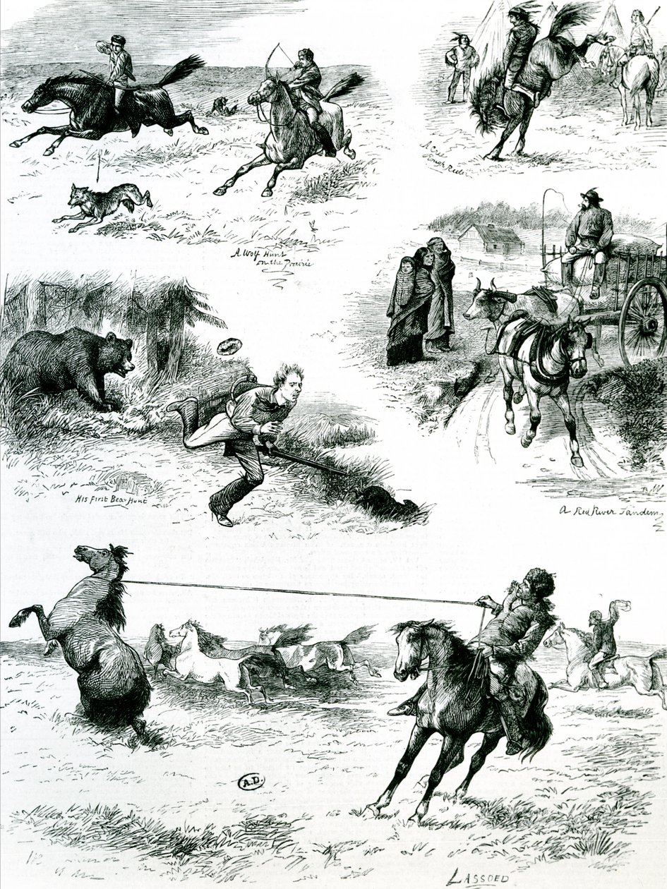 Elämä Manitobassa, 1877 tekijältä English School