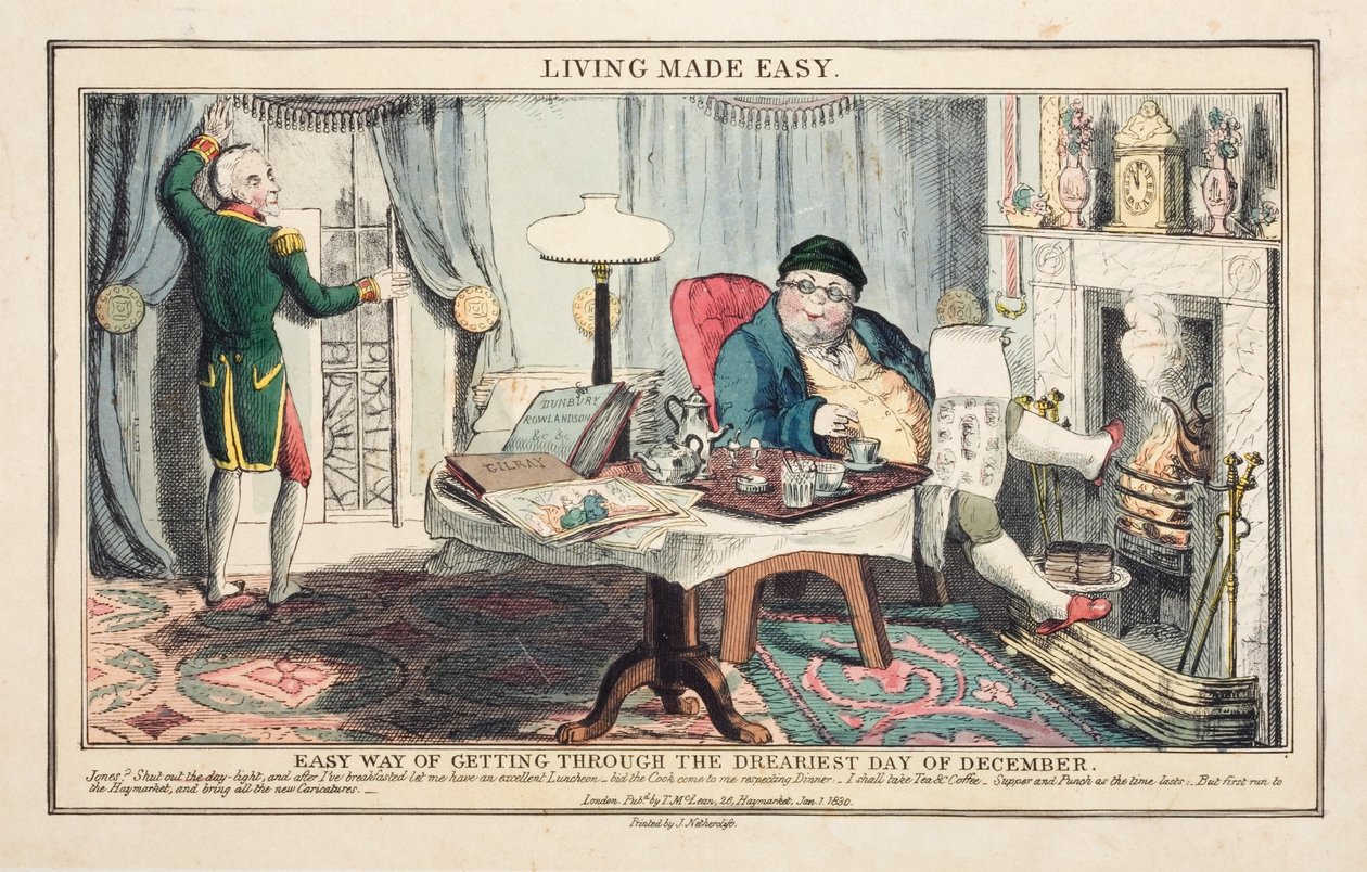 Living Made Easy, paina J. Netherclift, julkaisi Lontoossa Thomas McLean tekijältä English School