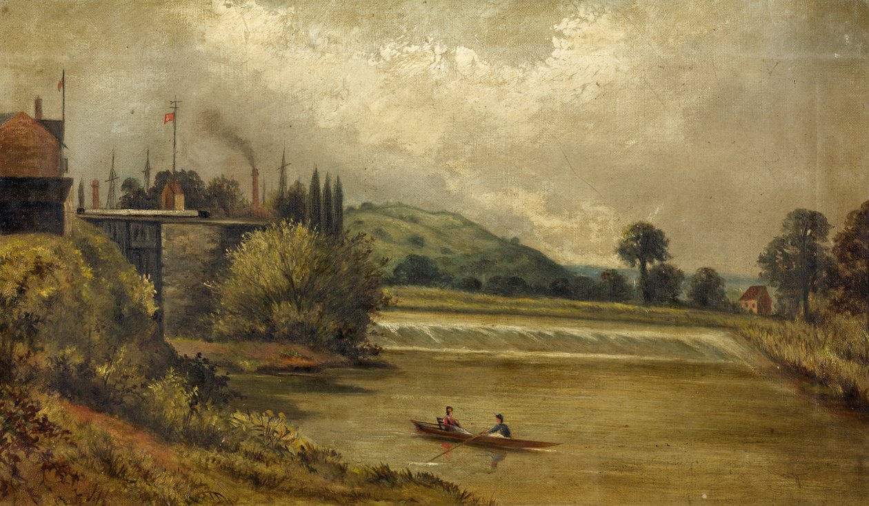 Llanthony Weir Gloucester, 1850-1900 tekijältä English School