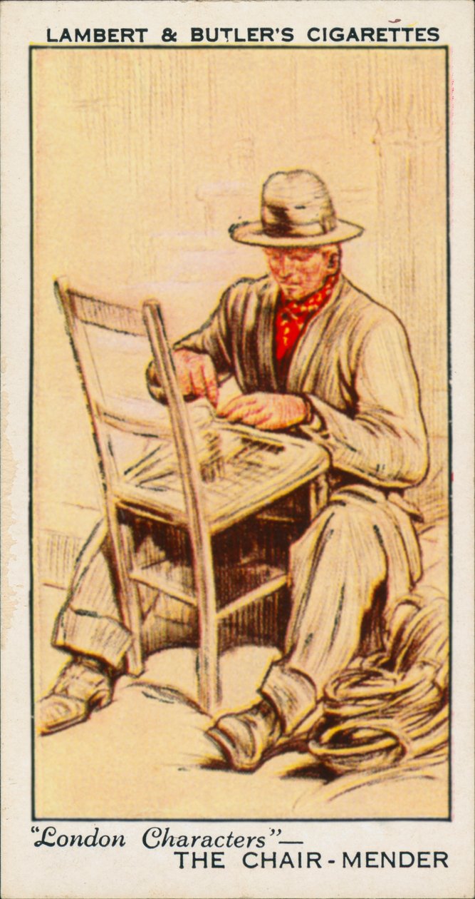 Lontoon hahmot: Tuoli-korjaaja (värilitra): The Chair-Mender (värilitra) tekijältä English School