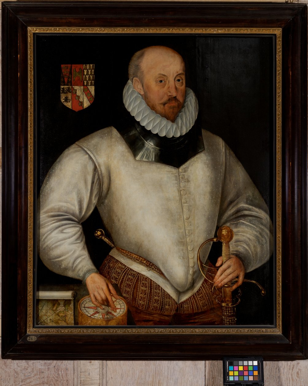 Lord Henry Seymour, n. 1590 (öljy paneelissa) tekijältä English School