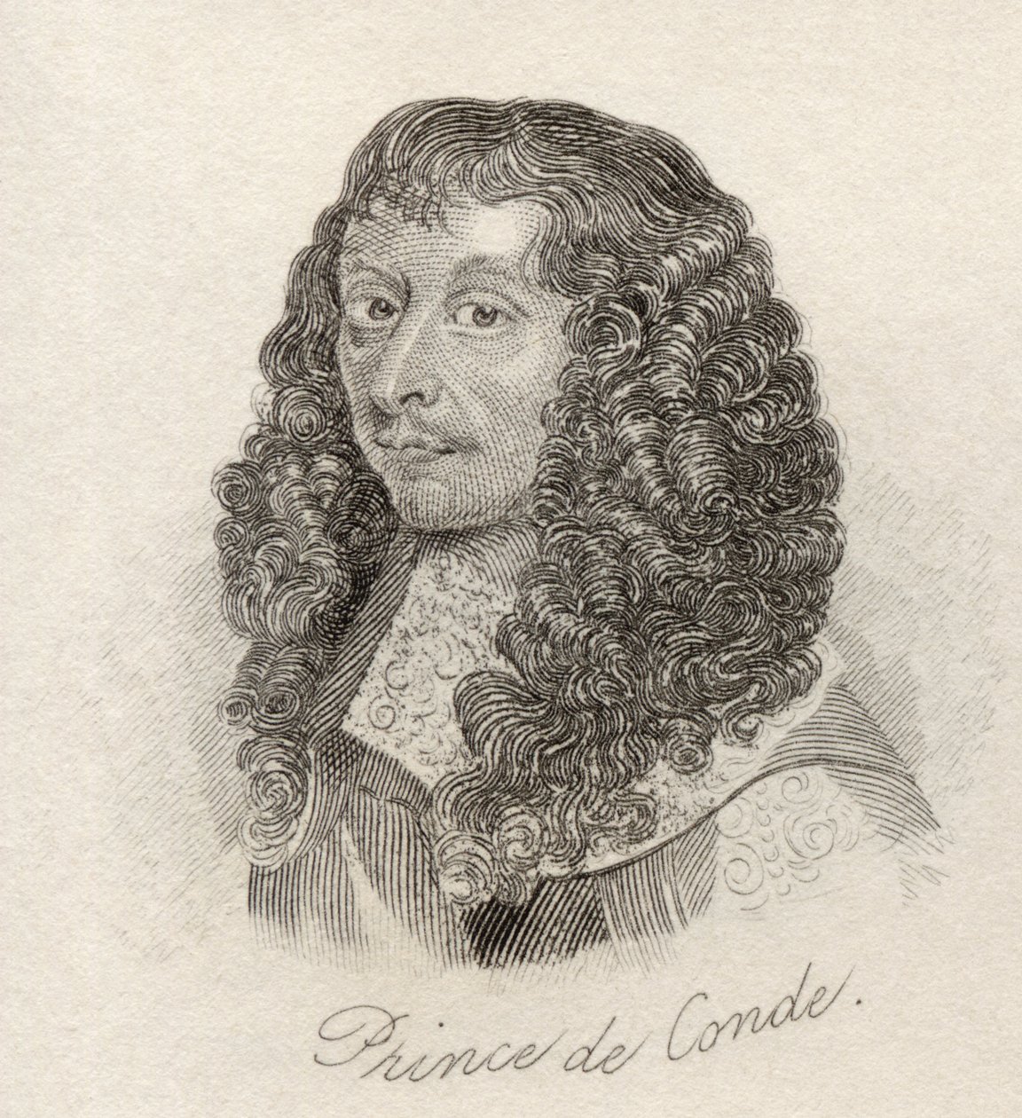 Louis II de Bourbon, prinssi de Conde, "Crabbin historiallisesta sanakirjasta", julkaistu 1825 tekijältä English School