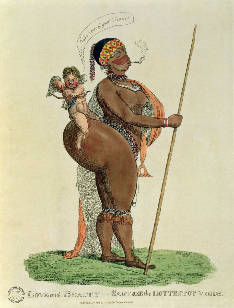 Rakkaus ja kauneus - Sartjee the Hottentot Venus, 1810 tekijältä English School