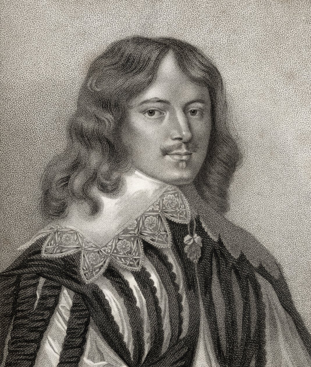 Lucius Cary, kaiverrettu Bocquet, kuvitus 