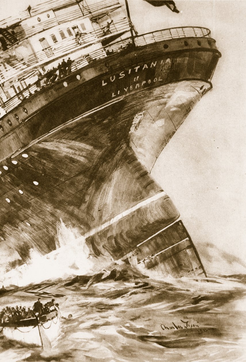Lusitania, 1914-1919 tekijältä English School