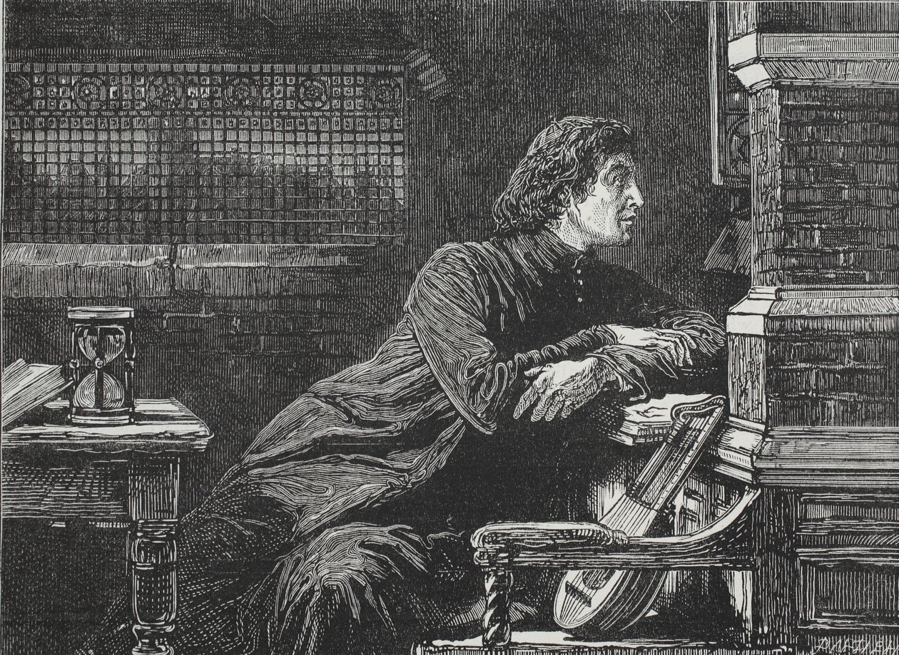 Luther at the Casement, kuvitus James Aitken Wylien (1808-1890) teoksesta The History of Protestantism, pub. 1878 tekijältä English School