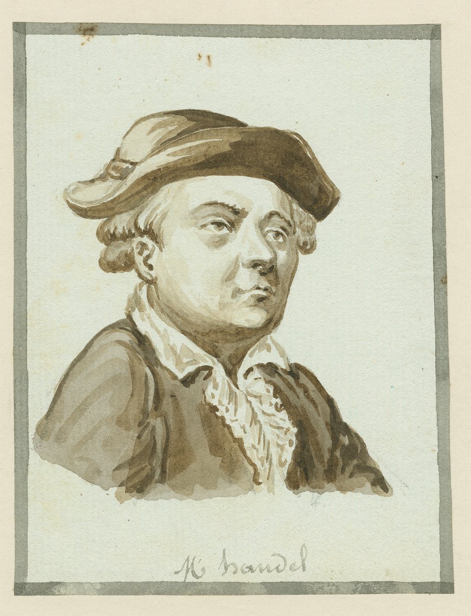 M. Händel, 1800-luvun puoliväli (muste paperille) tekijältä English School