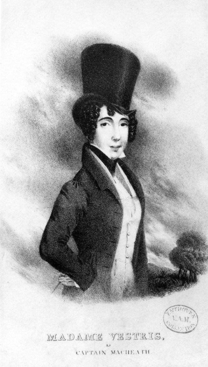 Madame Vestris kapteenina MacHeathina, 1833 tekijältä English School