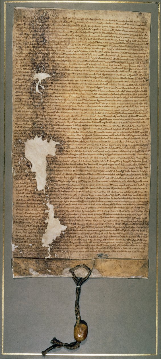 Magna Carta, Henrik III:n vuonna 1225 antama lopullinen versio. tekijältä English School