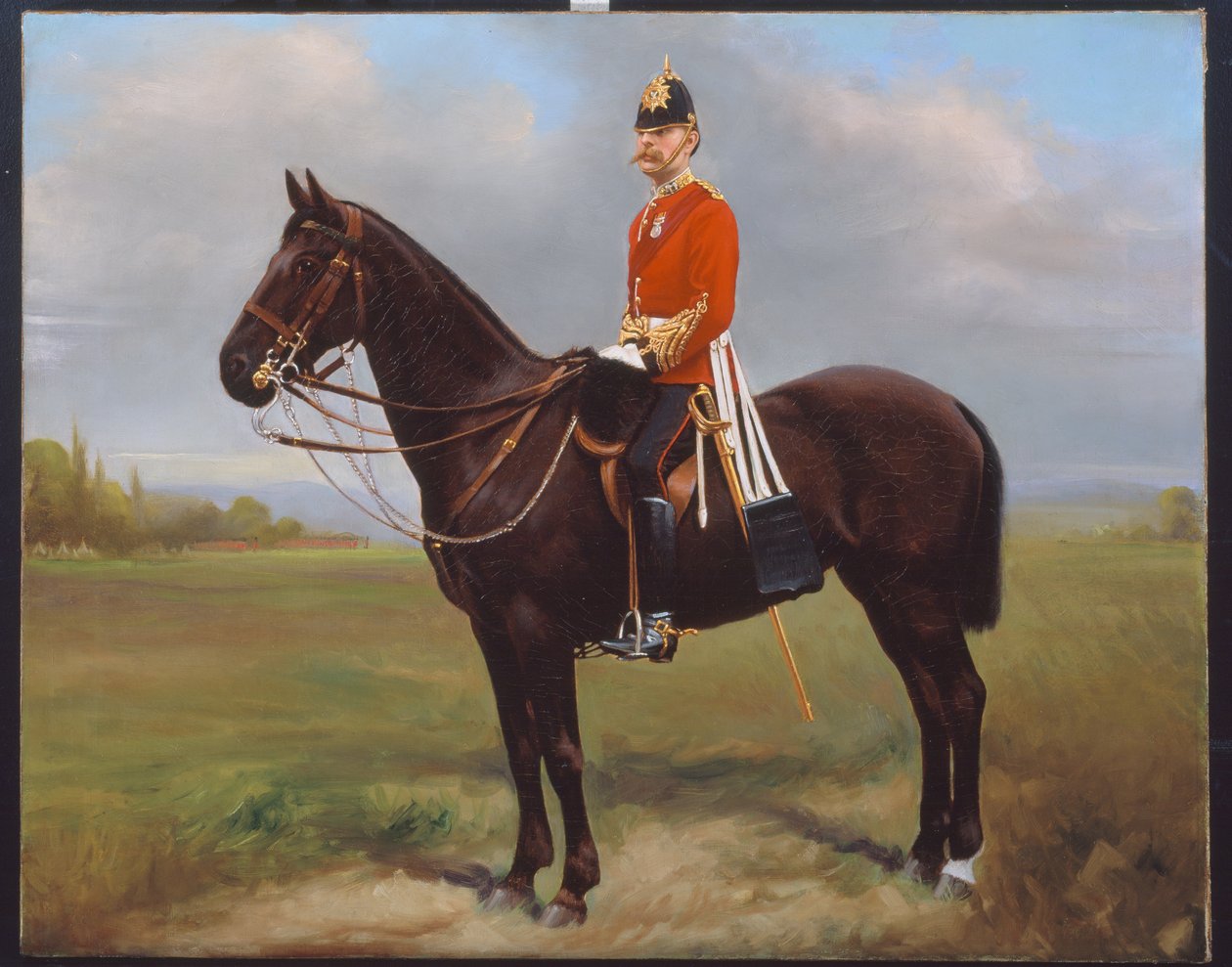 Majuri George Froom, 2. pataljoona, The Connaught Rangers, n. 1881 tekijältä English School