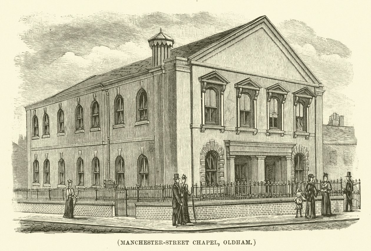 Manchester-Street Chapel, Oldham (kaiverrus) (kaiverrus) tekijältä English School