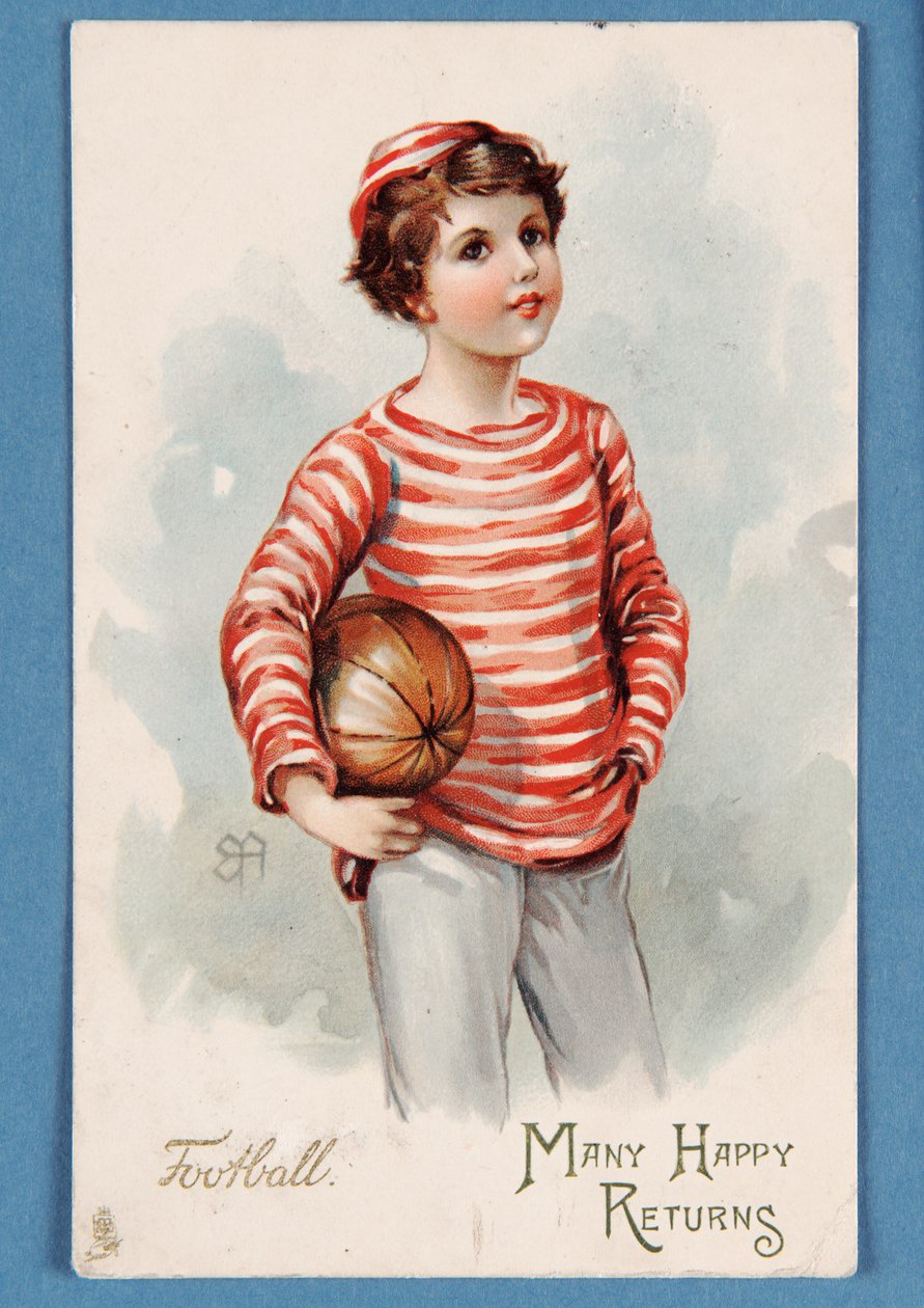 Happy Returns, syntymäpäiväpostikortti, 1909 tekijältä English School