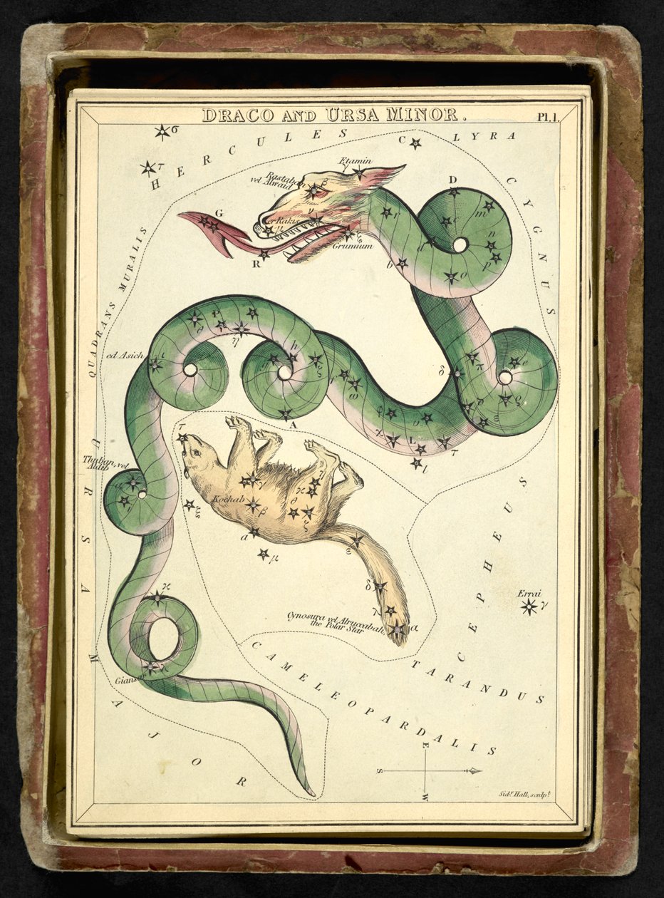 Kartat C.44.A.42 Draco ja Ursa Minor, Urania