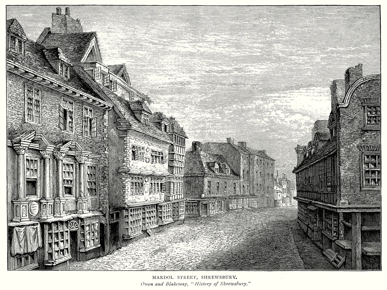 Mardol Street, Shrewsbury (kaiverrus) tekijältä English School