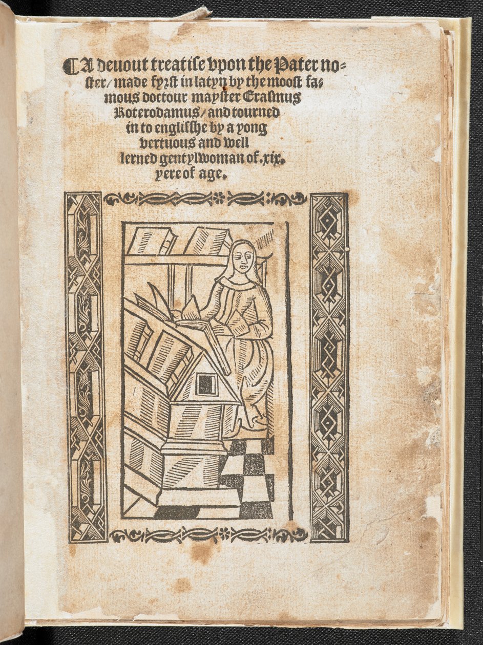 Margaret Roper teoksesta "A Devout Treatise upon the Pater noster" tekijältä English School