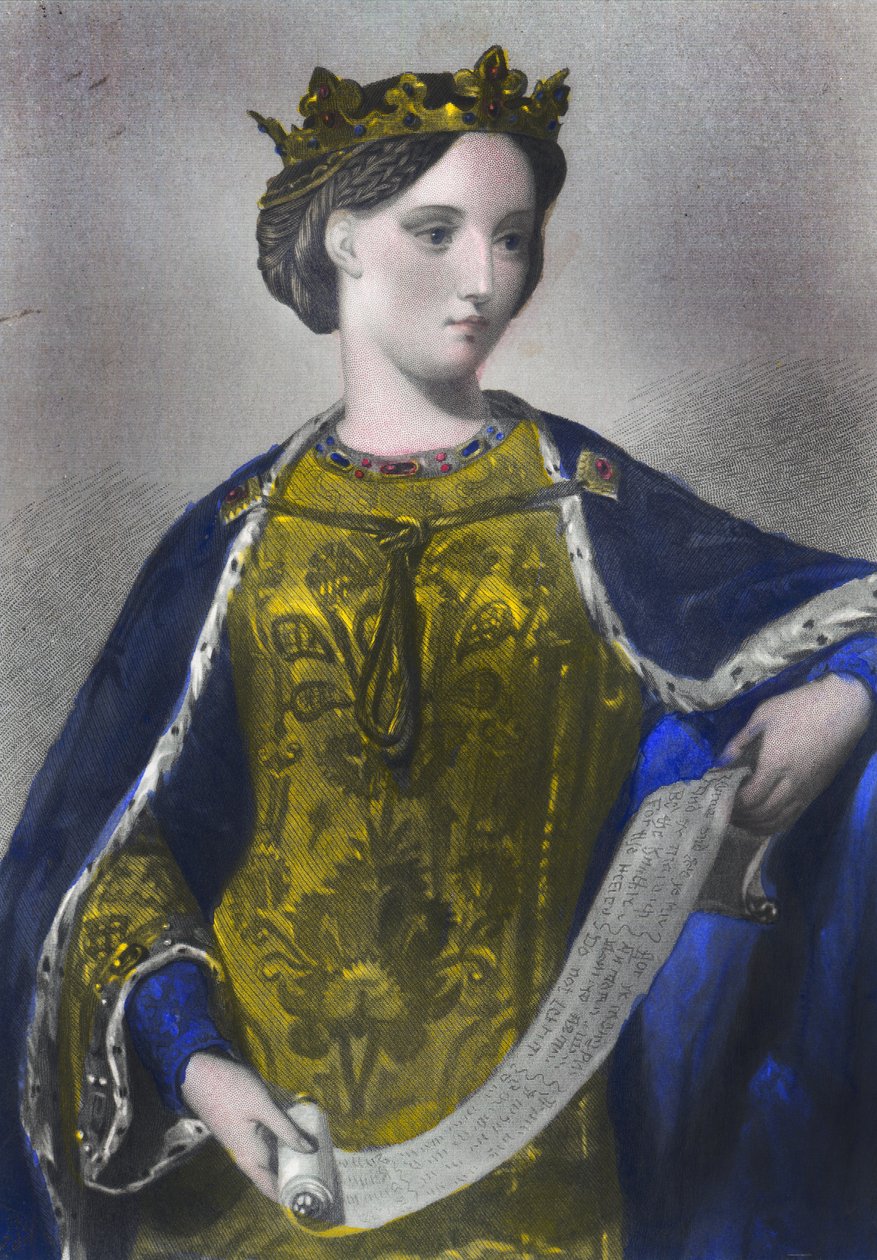 Marguerite Ranskasta, Edward I:n kuningatar, paina Henry G. Bohn, Lontoo, 1856 tekijältä English School