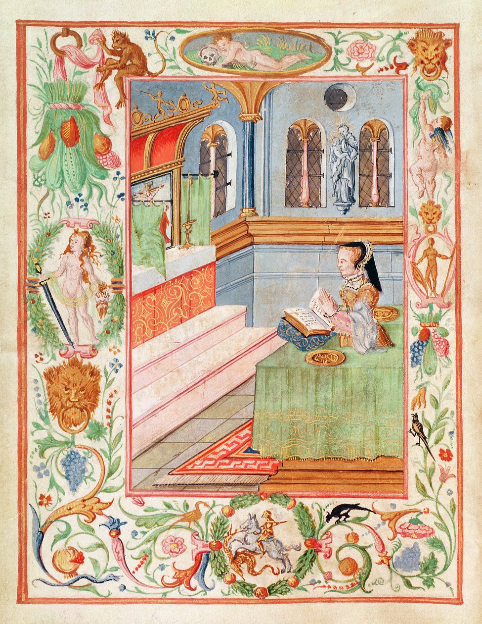 Mary I siunaus krampisormukset (pigmentti vellum) tekijältä English School