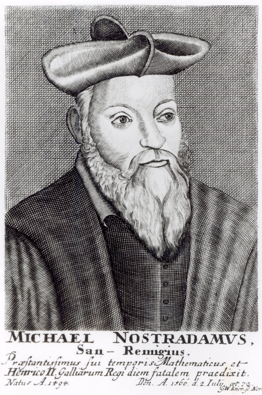 Michel Nostradamus (1503-66) tekijältä English School
