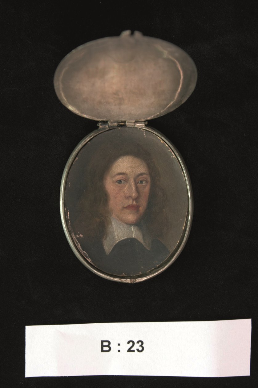 Irlannin lordiluutnantin Henry Cromwellin miniatyyri, n. 1655-1659 (akvarelli) tekijältä English School