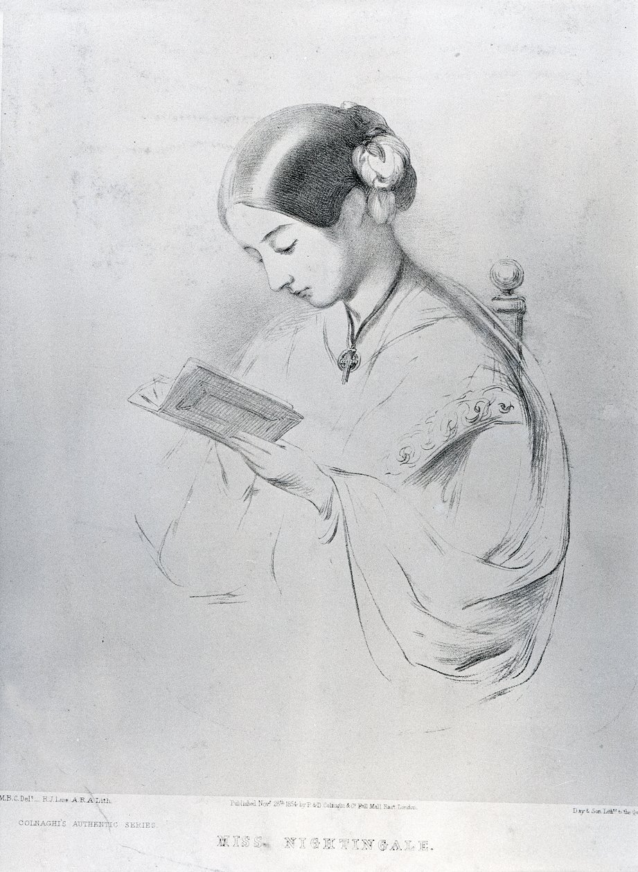 Neiti Florence Nightingale (1820-1910) 1854 tekijältä English School