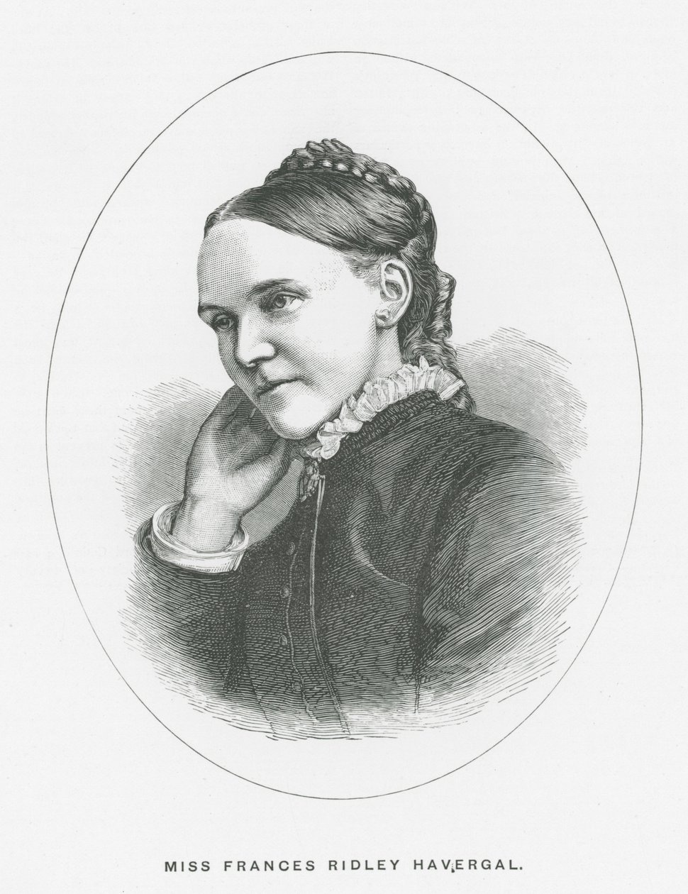 Miss Frances Ridley Havergal (litografia) tekijältä English School