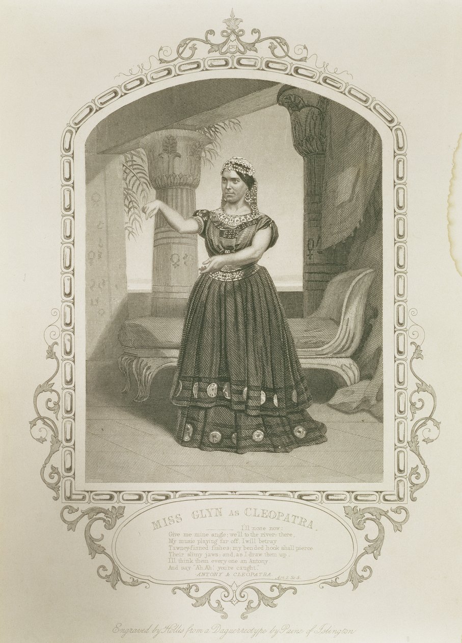 Miss Laura Addison Imogenina William Shakespearen (1564-1616) elokuvassa Cymbeline tekijältä English School