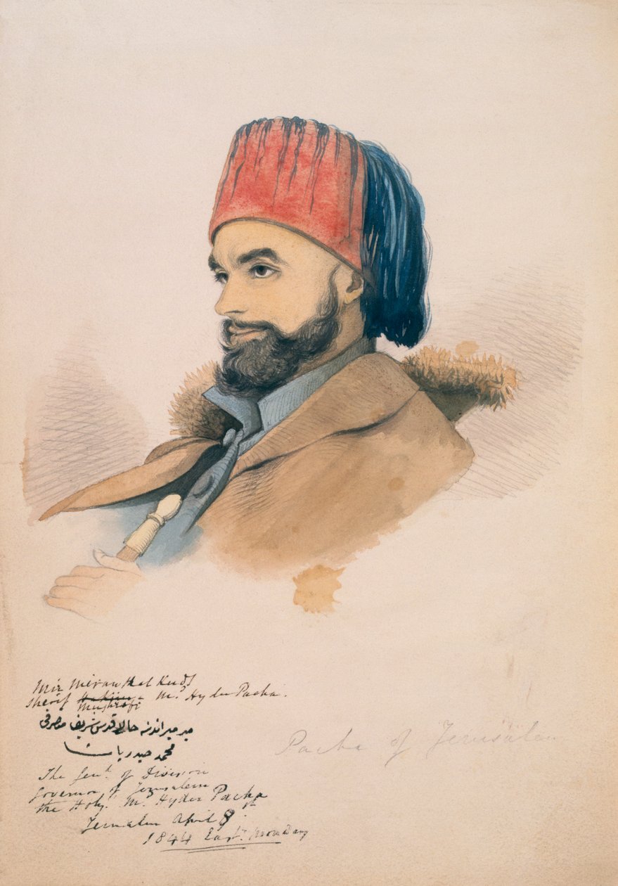 Mohammed Hayder, Jerusalemin pasa, 1844 tekijältä English School