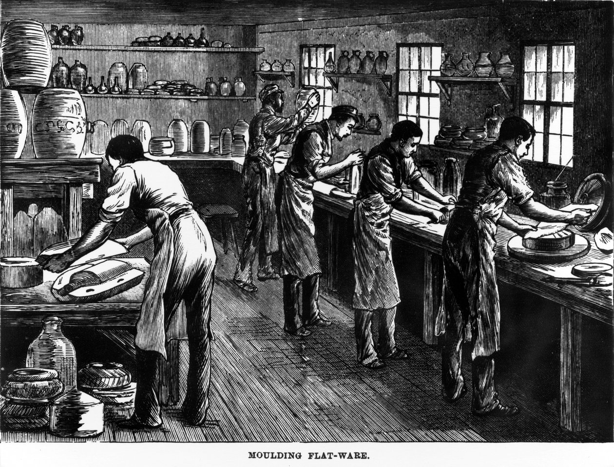 Muovailuastiat, 1800-luku tekijältä English School