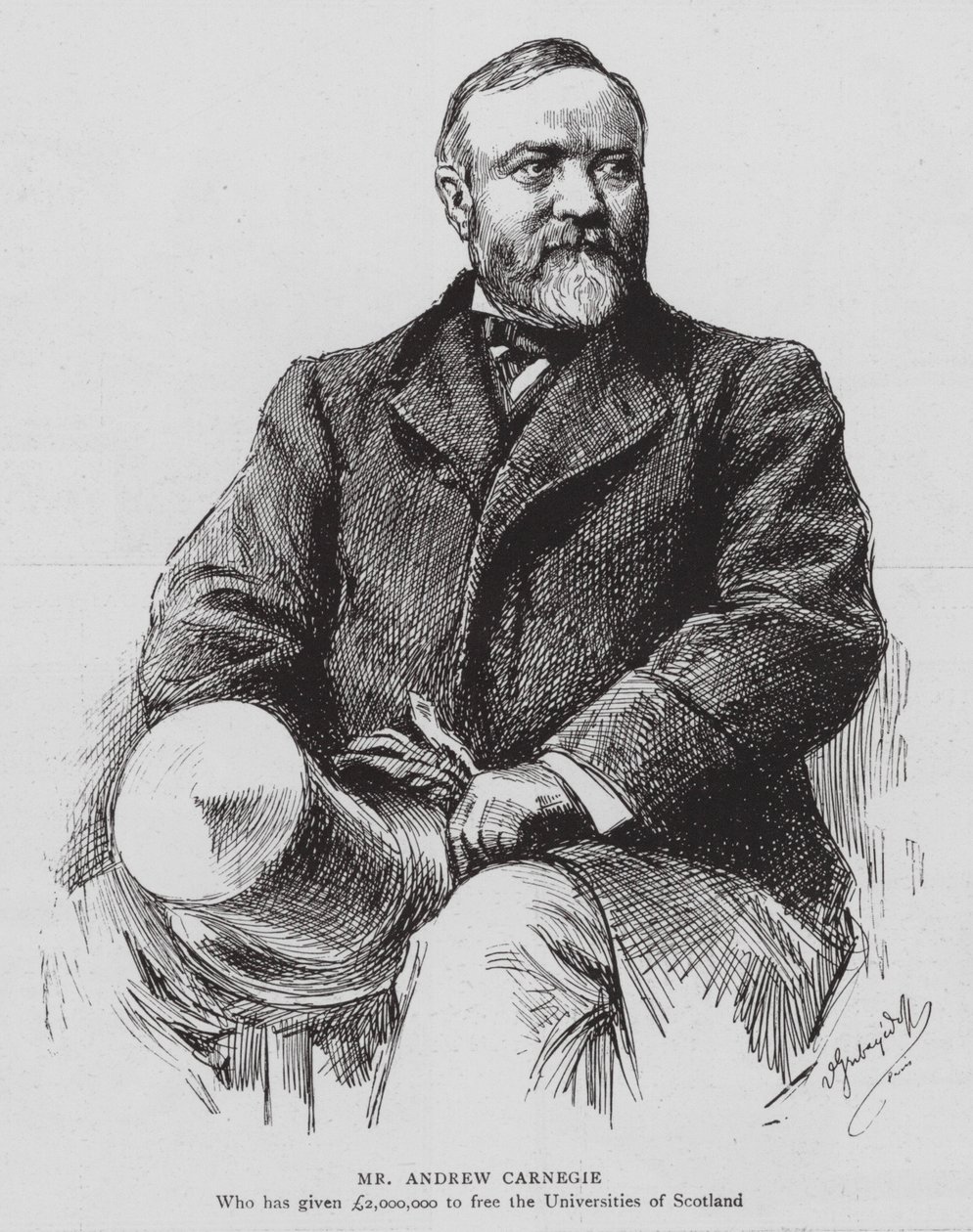 Andrew Carnegie (litografia) tekijältä English School