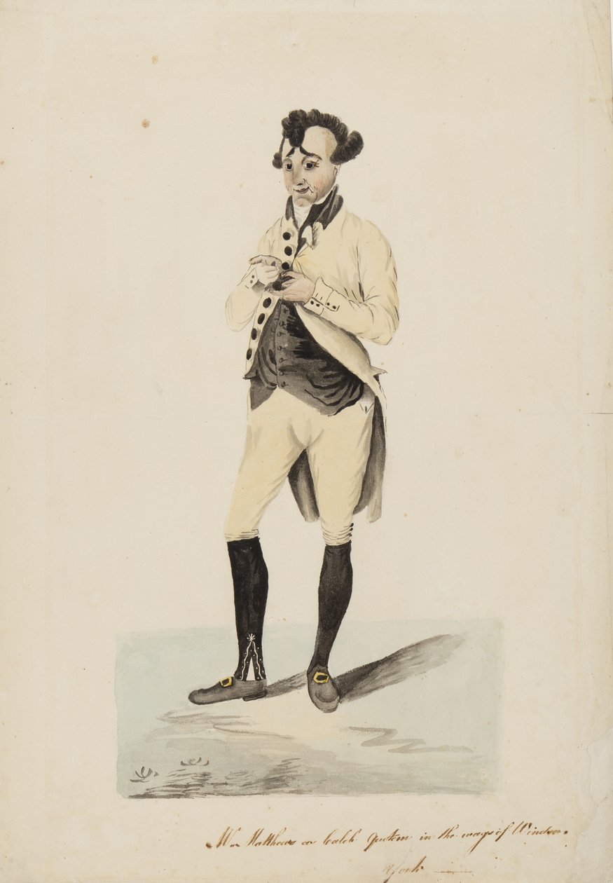 Herra Matthews Calebin lainauksena teoksessa Wags of Windsor, York, n. 1820 tekijältä English School