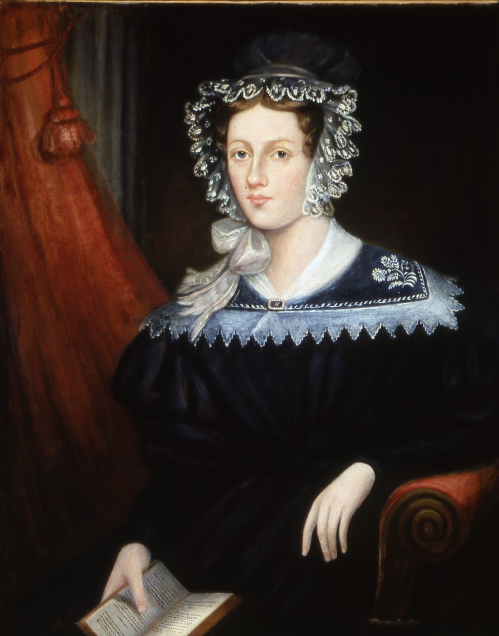 Rouva Ann Jane Carlisle, n. 1828-32 (öljy kankaalle) tekijältä English School