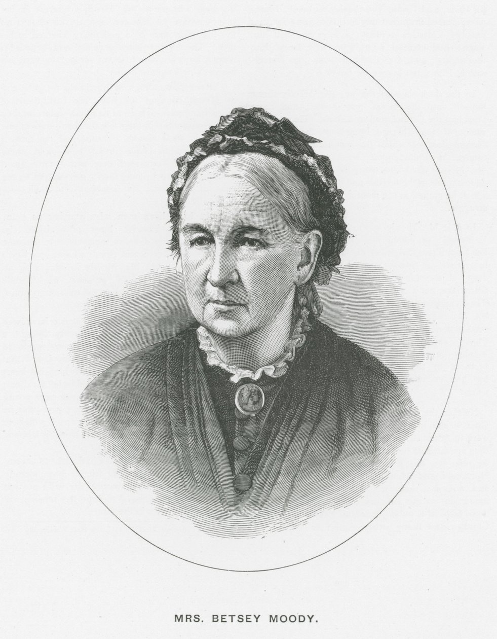 Rouva Betsey Moody (litografia) tekijältä English School