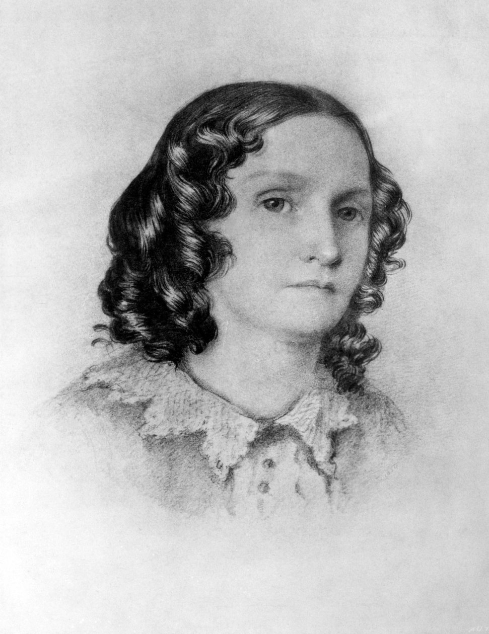 Rouva Jenkin luonnoksesta, jonka hänen poikansa otti Genovassa 1800-luvulla tekijältä English School