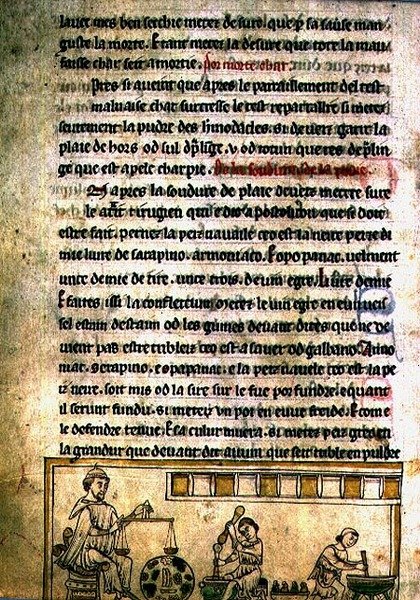 Ms.O.1.20.f.240r Apteekin työpaja, De Nominibus Hebraicis (vellum) tekijältä English School