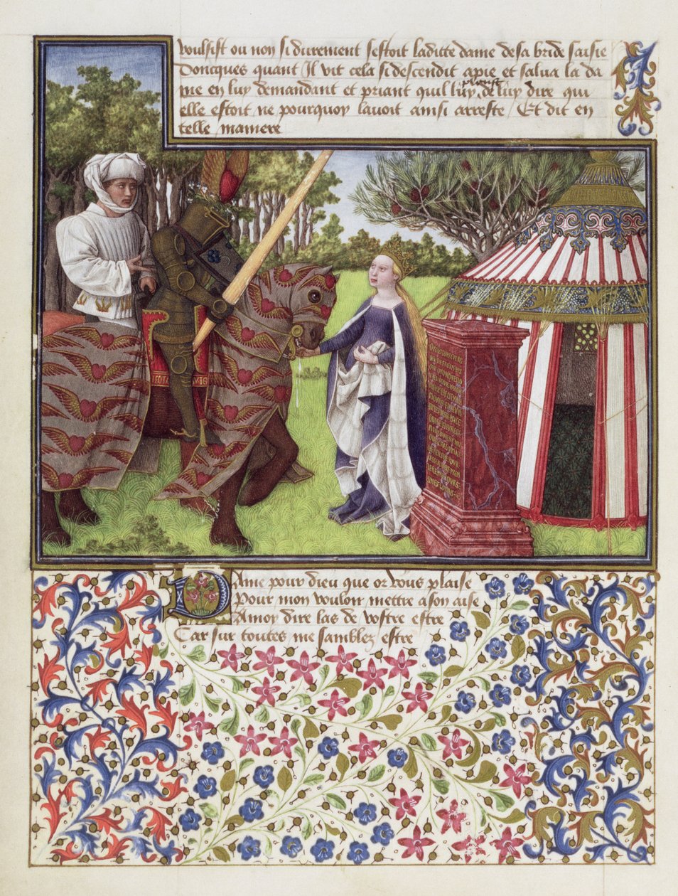 Ms. 2597 Heart and Desire with Hope at the House, Faksimile Edition Livre du Coeur dAmours Espris, Rene dAnjou tekijältä English School