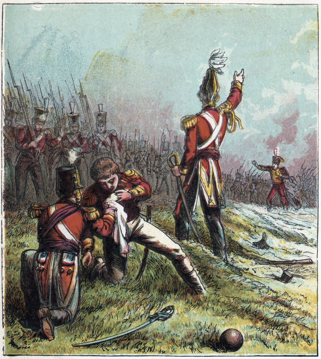 Napoleonin sota: Coruñan (La Coruna) taistelu Espanjassa 16.1.1809: se vastusti Ranskan armeijaa Englannin armeijaa vastaan ja näki brittiläisen komentajan Sir John Mooren (1761-1809) kuoleman. 
