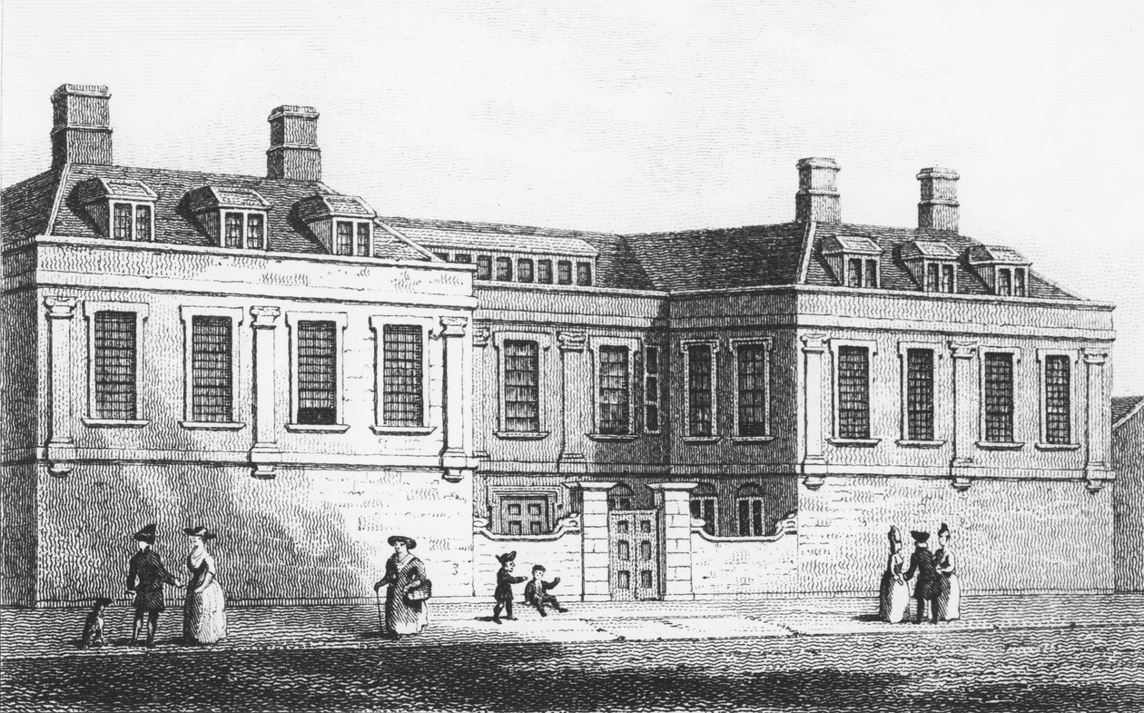 Newcastle House, n. 1790 (kaiverrus) tekijältä English School