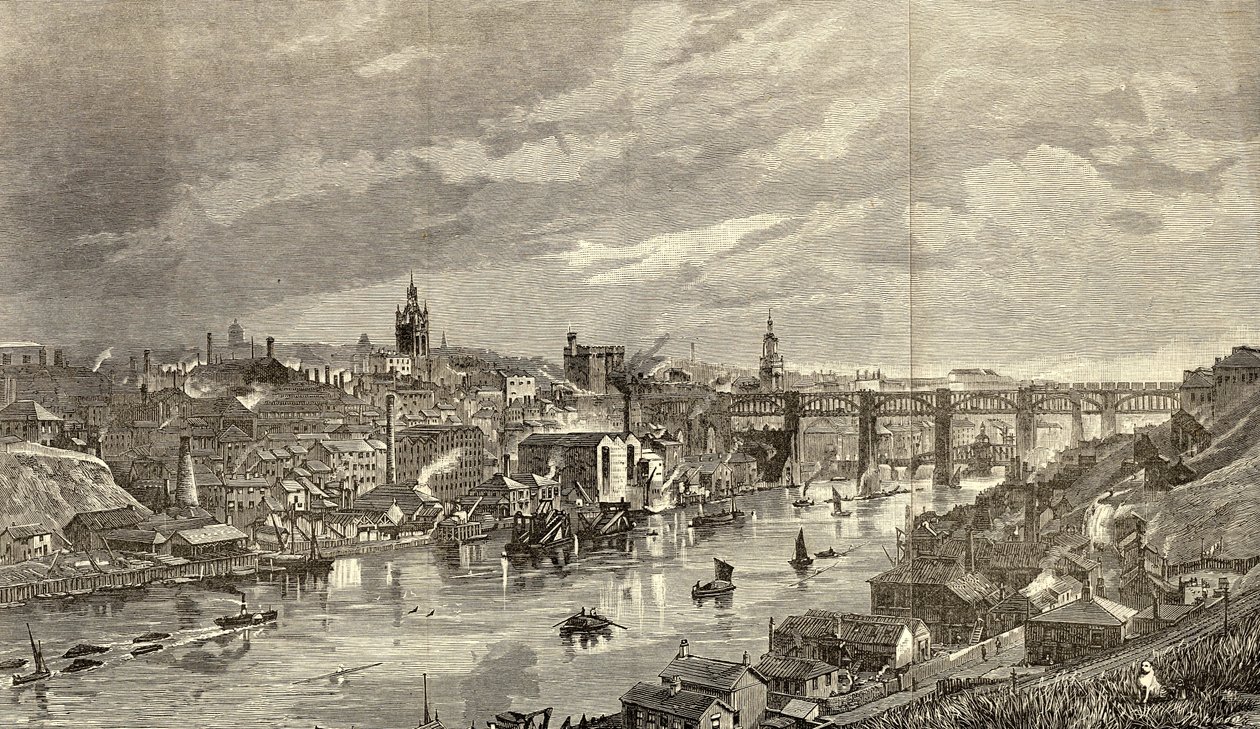 Newcastle upon Tyne vuonna 1887 tekijältä English School