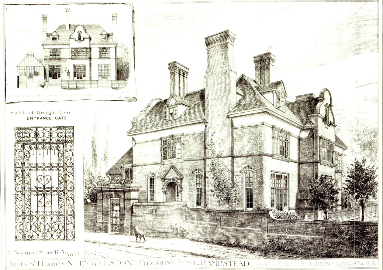 No.17 Kelston, St. Johns Avenue, The Building News, 10. helmikuuta 1882 tekijältä English School