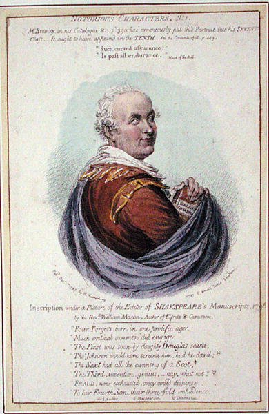 Notorious Characters, No. 1, julkaissut Hannah Humphrey vuonna 1797 (käsinvärinen etsaus) tekijältä English School