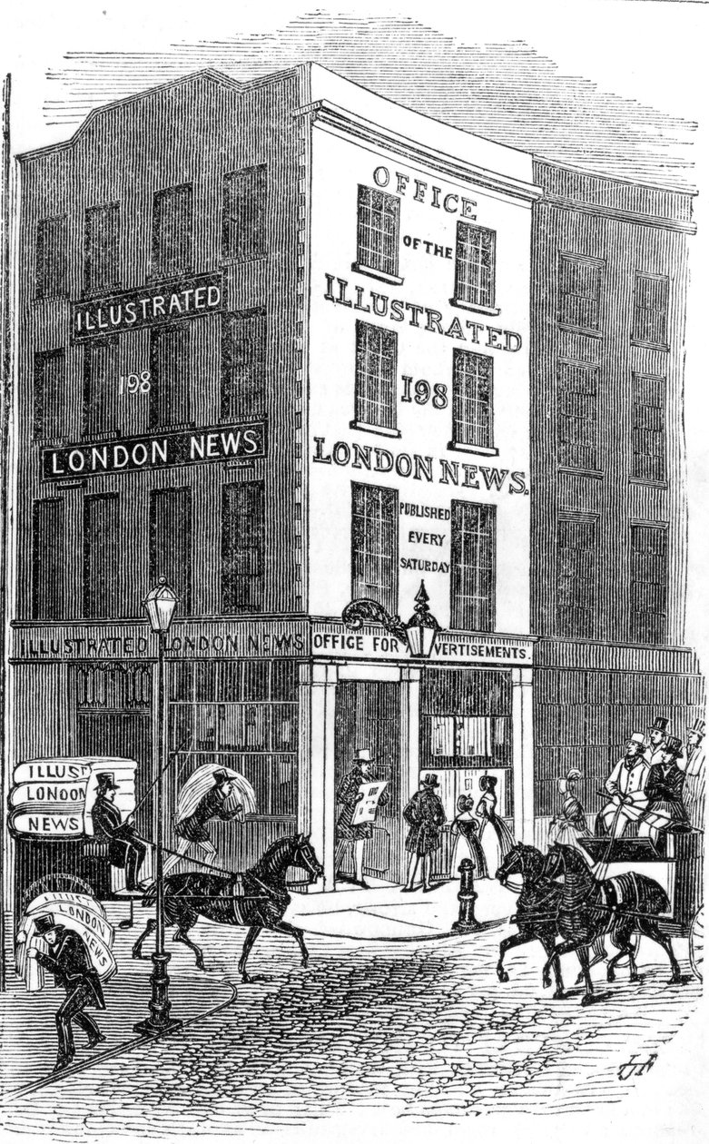 Illustrated London Newsin toimisto, 1842 tekijältä English School