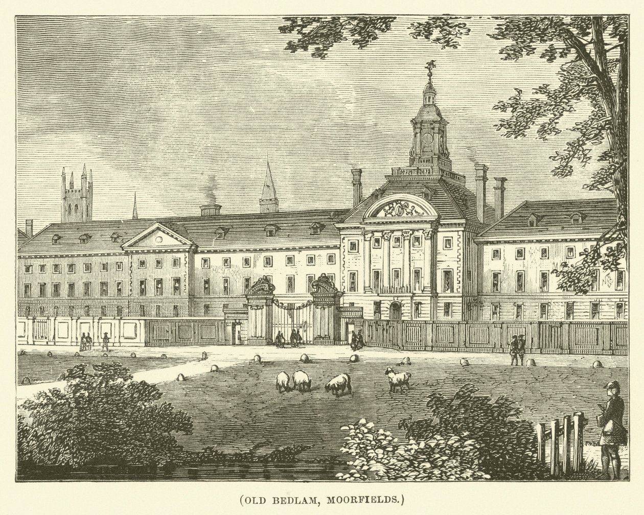 Old Bedlam, Moorfields (kaiverrus) tekijältä English School