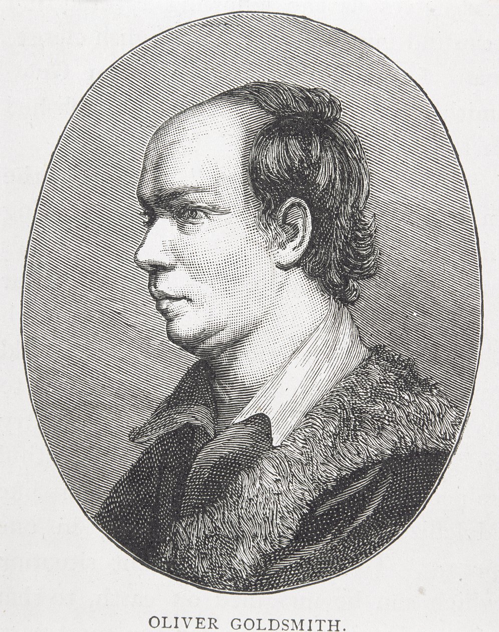Oliver Goldsmith (1730-74) (kaiverrus) (katso myös 105778) tekijältä English School