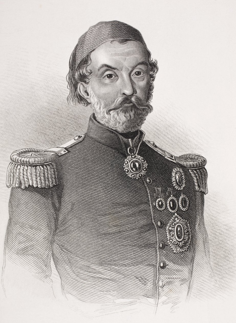Omar Pasha Latas, Galleria of Historical Portraits, julkaistu n.1880 tekijältä English School