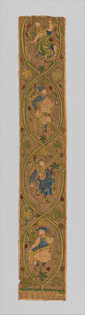Orphrey, 1300-luvun kolmas neljännes (metalli, silkki ja linja) tekijältä English School