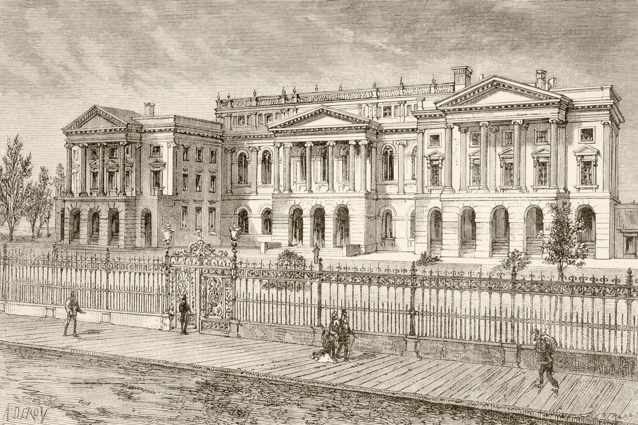 Osgoode Hall, Toronto, Kanada (litho) tekijältä English School