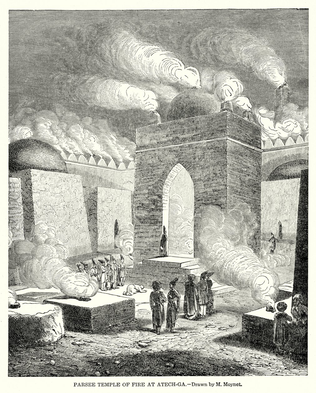 Atech-Gan tulitemppeli (kaiverrus) (kaiverrus) tekijältä English School