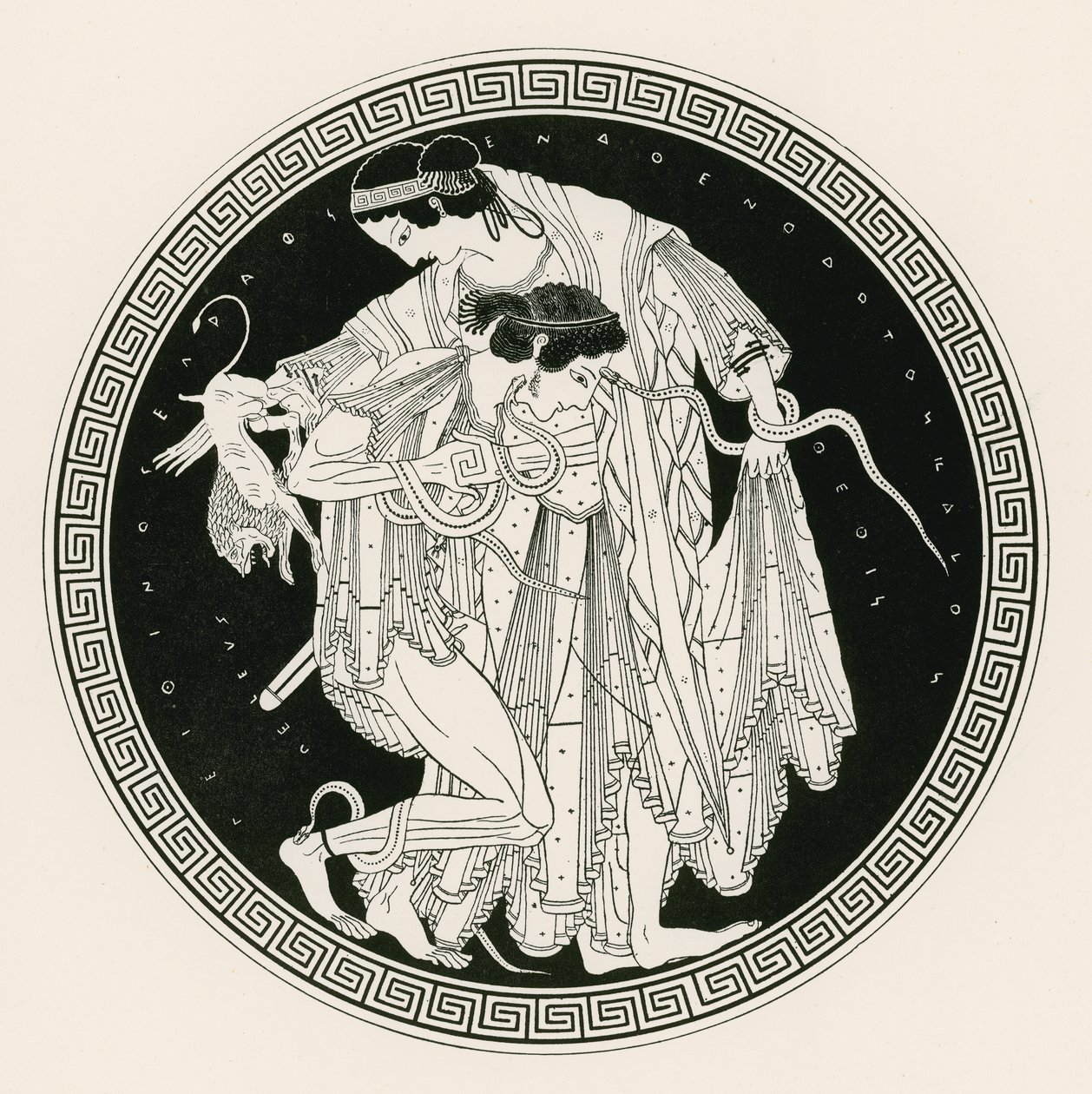 Peleus ja Thetis (kaiverrus) tekijältä English School